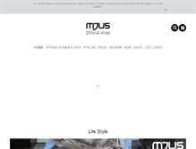 Tablet Screenshot of mjus-shop.com